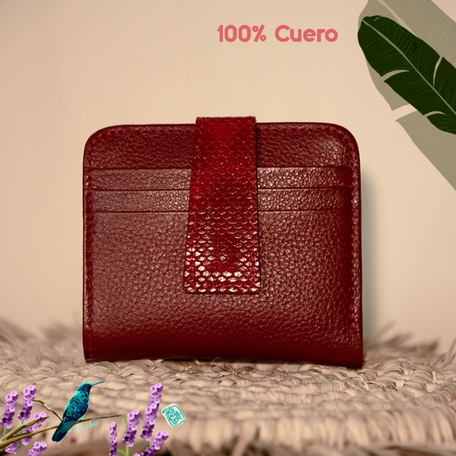 [BM_Roja_01] Billetera mini - Roja 